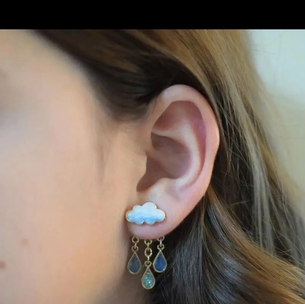 SALE ** BRAND NEW ADORABLE THE PERFECT STORM EARRINGS - Picture 2 of 3